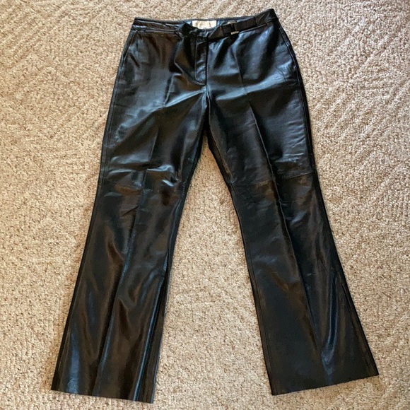 leather pants size 12